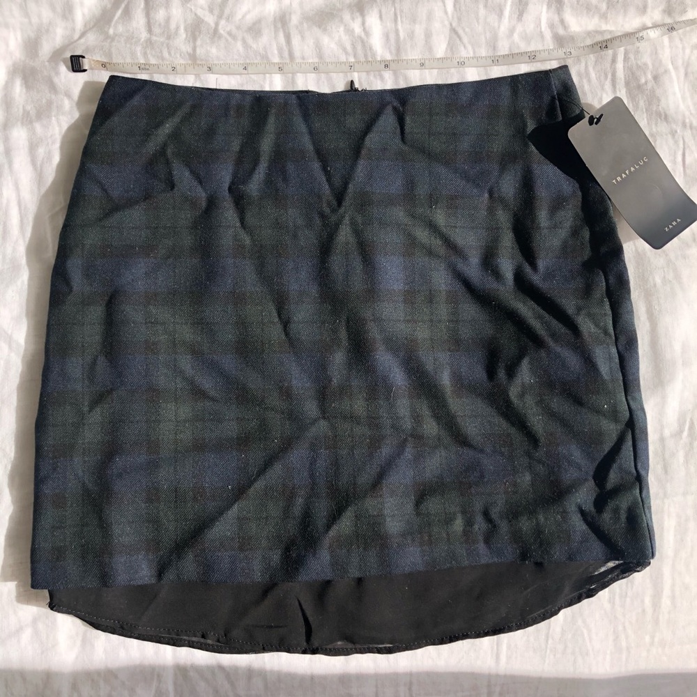Zara Plaid Mini Skirt XS